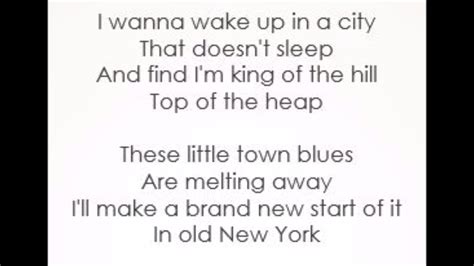 new york songtext|Frank Sinatra